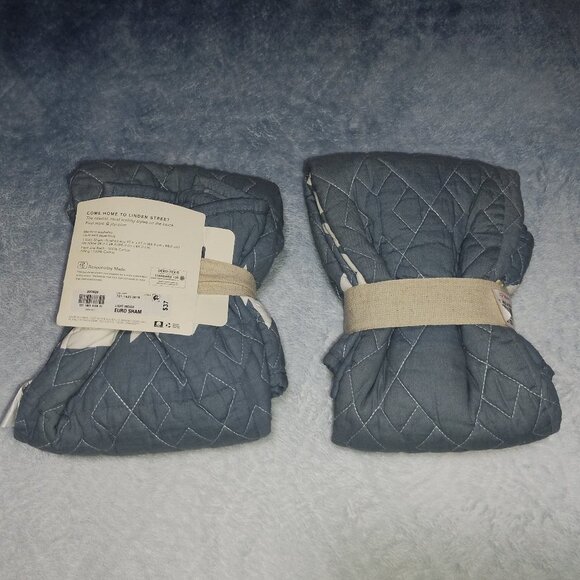 Linden Street Coventry Euro Shams (set of 2) NIP/NEW. Retail $74.00. - Picture 3 of 3